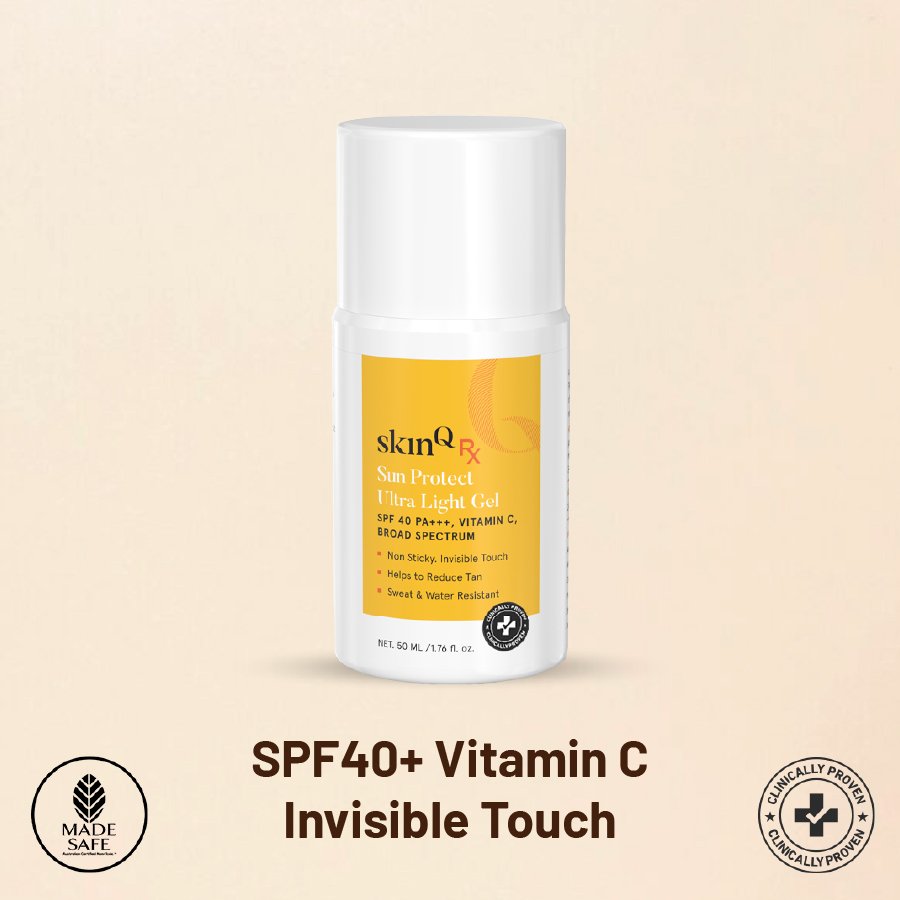 Sun Protect Ultra Light Non Sticky Sunscreen Gel: SPF 40 PA+++ with Vitamin C PRODUCT HIGHLIGHTS